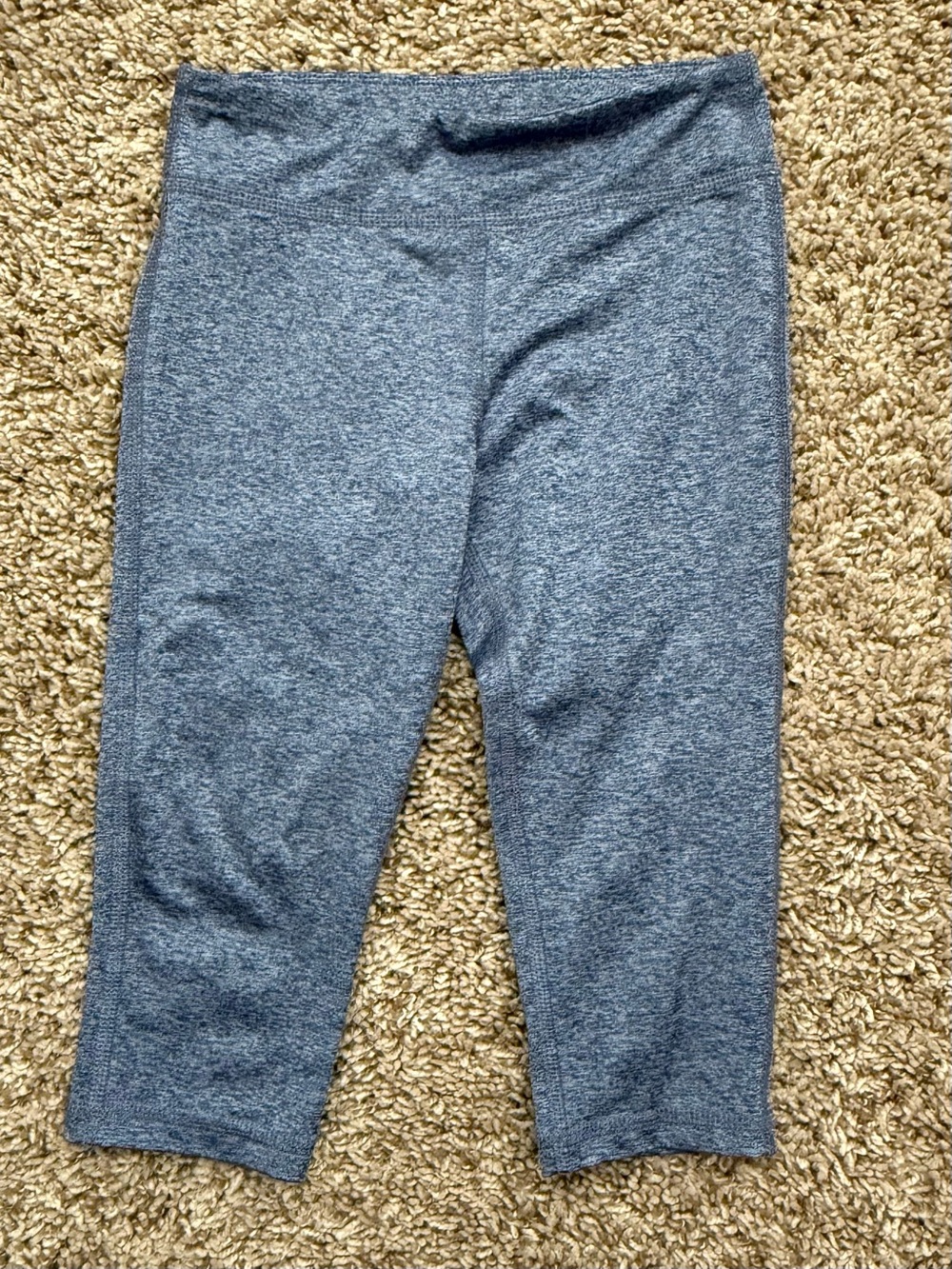 Ideology Girls Heathered Blue Capri Active Leggings Size 5